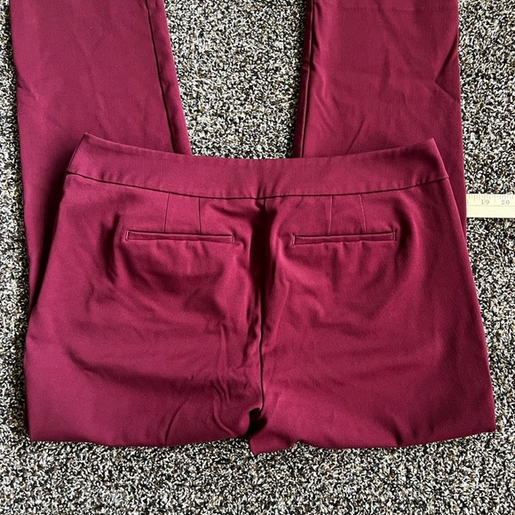 Ann Taylor Red Straight Leg Pants - Picture 5 of 7